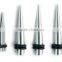 Body Piercing stainless steel Ear Tapers 4psc