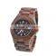 Handmade Elegant Eco-Friendly Natural Wood High Quality Mens Watches