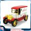 1:32 vintage car model with opening doors&headlights, pull-back alloy die cast car with music