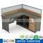 Good visual effect stable dimensions translucent polyresin modern office partition
