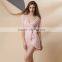 High Grade Satin Chiffon Robe Solid Spring Summer Sexy Women Bathrobe Home Clothes Sleepwear Bath Robes Women's Dressing Gown