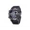 Stainless steel case back plastic wrapped digital compass watch