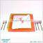 Colorful Transparent Clear Plastic Placemat With High End Lucite Material