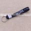 Custom black bracelet keychain/blank silicone keychain with printing logo promotion gifts