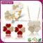 Best Selling Retail Items White Shell Enamel Jewelry Set