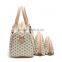 Factory Supplier Messenger and Shoulder Bag Printed Lady Handbag Set                        
                                                Quality Choice