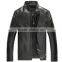 Slim fit jacket men pu leather jacket