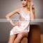 LDD-002 100% silk fashion sexy nightdress for lady