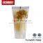 30ml conditioner tube for hotels small clear plastic cosmetic packaging tube
