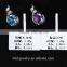Factory wholesale sale jewellery set 18K gold plated 925 sterling silver precious natural Amethyst Topaz Pendant Necklace