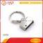 Custom trending hot products quality metal keyring charm