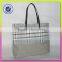 Easy fashion stripe women's handbag with polyester tote bags manufacturers for in china