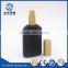 New design sprayer sealing type black glass perfume bottle