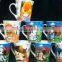 380ml porcelain coffee mug in printed design