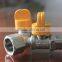  china supply brass 3 way gas ball valve brass