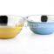 Yellow Colored Mixing Bowl with Stainless Steel..