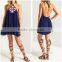 New Fashion Korean Embroidered Swing Dresses for Lady