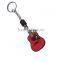 custom design silicone rubber key chain perfume bottle