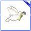 Factory custom made animal shaped promotion bronze emblem lapel pin