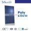 China hot sales polycrystalline solar panel poly 260 A grade cell (yingli or canadian) Schutten Solar panels