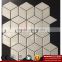 IMARK White Color Foshan Ceramic Mosaic Tile With Polished Surface For 3D Bathroom Wall Design