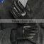 Classic winter warm mens wool lined black skin tight genuine goatskin leather gloves