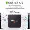 Hot sellng! Amlogic s905 android tv box MXG Pro Quad Core Android 5.1 TV Box MXG pro with kodi& add-ons