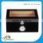 high end superior quality Matte Lacquered Cigar Box for with clear windows