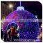 3D LED Large Ball Motif Light for outdoor decoration