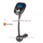 Wireless In-Car 1.8 Inch Bluetooth FM Transmitter with USB Car Charging Hands-Free Calling MP3 Player