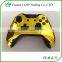Custom gold chrome gamepad Controller Housing Shell replace case Front face Plate for xbox one gold shell
