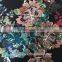 Vintage African Style Flower Print Microfiber Fabric for Clothing