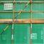 Green construction Safety Net for scaffolding
