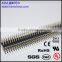 2.54mm right angle 3*40 trible row pin male header connector