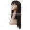 Wholesale New Stylish heat resistant synthetic long remy hair wig straight long hair wig