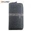 QIALINO RFID Blocking Wallet Luxury Ostrich Leather key wallet handbag