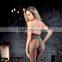 Taiwan Manufacturer Halter Neck Lace Fishnet Women Sexy Body Wear