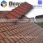 Light weight colorful stone covered steel roofing system in USA