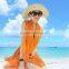 Top Quality Plain Silk Chiffon Long Shawl