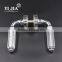 High-end Furniture hardware Bedrooms T shape crystal Door handle lock