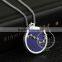 925 sterling silver round bule the Big Dipper pendant charm fashion women necklece jewelry 6360484