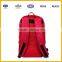 School Bag Good Quality Waterproof 600D Polyester Brick Red Plain Backpack