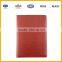 Golden Supplier Luxurious leather notebook cover file cover document cover with Card and Calculator holder