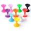 180 Degree Rotation Dual-Head Silicone Suction Cup Holder Mount for Cellphones