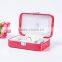 Chinese Factories Wholesale Custom Luxury Leather Jewelry Box, Red Beautiful Gift Box
