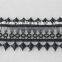 2016 5cm wide new design black lace trim polyester lace trim indian lace embroidery fabric