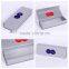 Silver card paper presentation gift box magnetic