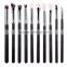 Custom logo professional goat hair 15pcs cosmetic makeup brush