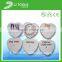 Good quality heart shaped bmi tape measurement soft pvc flexible ruler measured tape leather
