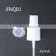 Chiese factory direct sale white PP fine mist perfume sprayer with transparent cap 20/410